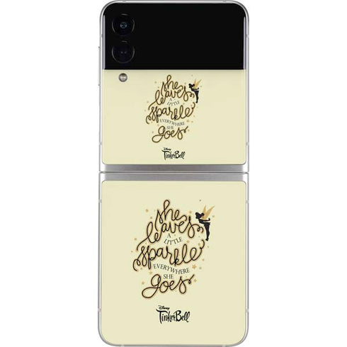 Disney Tinker Bell Leave A Little Sparkle Galaxy Z Flip4 5G Skin